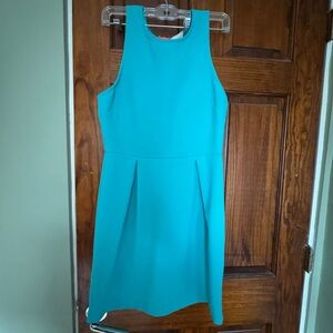 Sleeveless Teal Skater dress